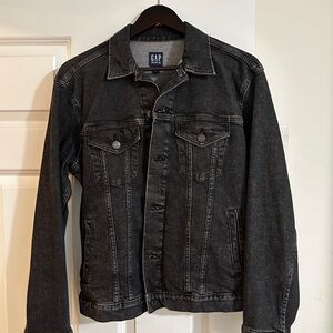 GAP Men's Charcoal Denim Jacket